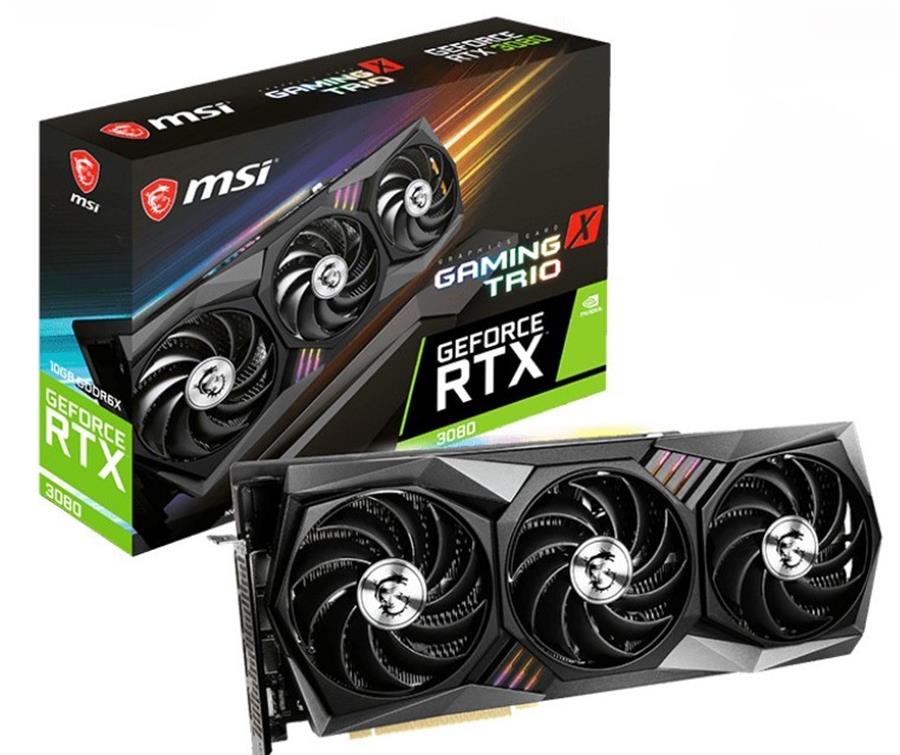 Placa MSI GEFORCE RTX 3080 GAMING X TRIO 10Gb