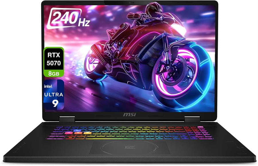 Notebook MSI CROSSHAIR INTEL ULTRA 9 275HX, RTX 5070, 32Gb RAM DDR5, SSD NVMe 512Gb, 18" 240Hz