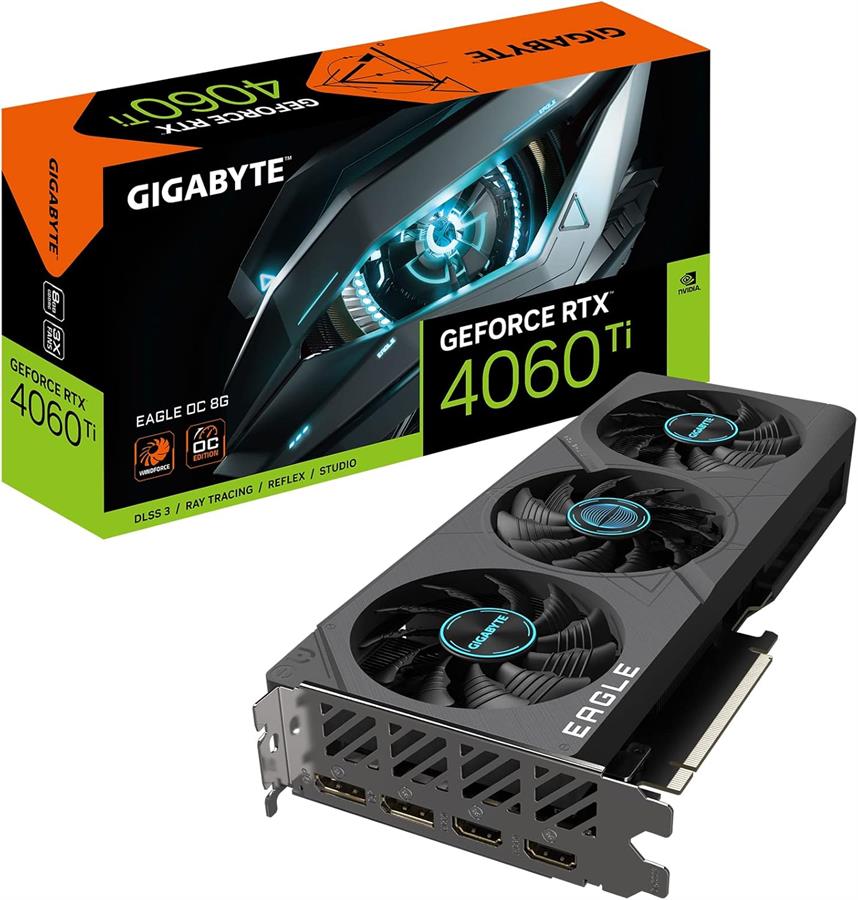 Placa GIGABYTE GEFORCE RTX 4060 TI EAGLE OC 8Gb