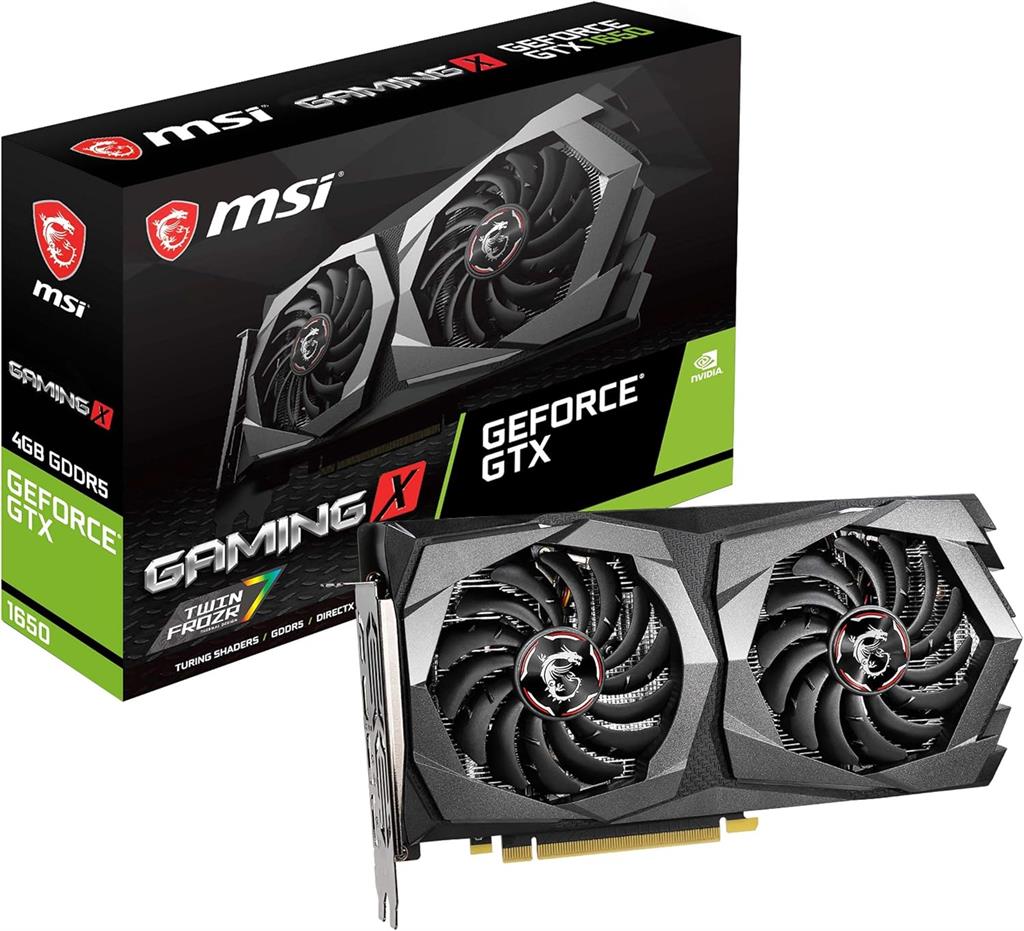 Placa MSI GEFORCE GTX 1650 GAMING X 4Gb
