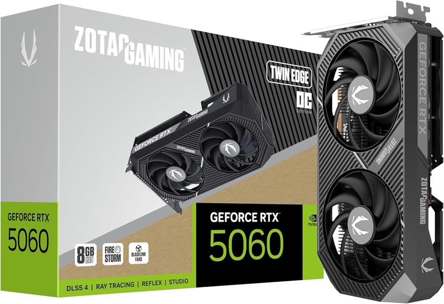 Placa ZOTAC GEFORCE RTX 5060 TWIN EDGE OC 8Gb