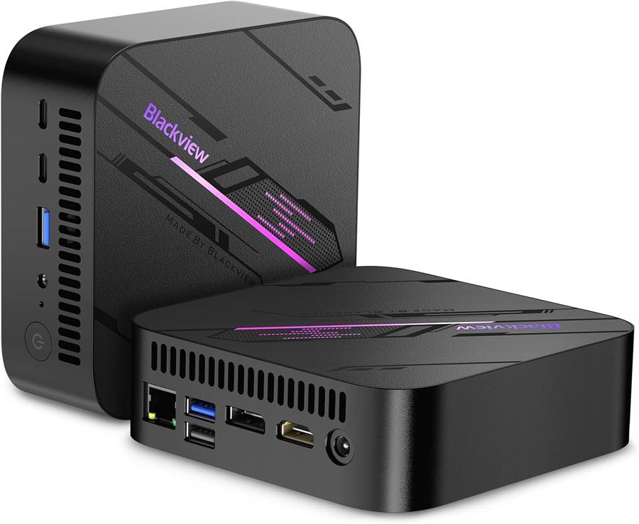 Mini PC BLACKVIEW MP100 RYZEN 7 5825U, 16Gb RAM DDR4, SSD NVMe 512Gb, W11 PRO
