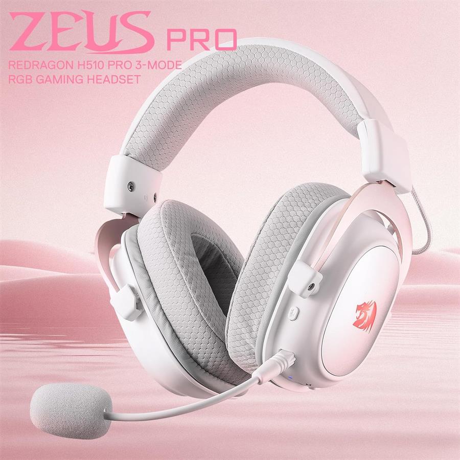 Auriculares Redragon H510 Zeus PRO 7.1 RGB Wireless