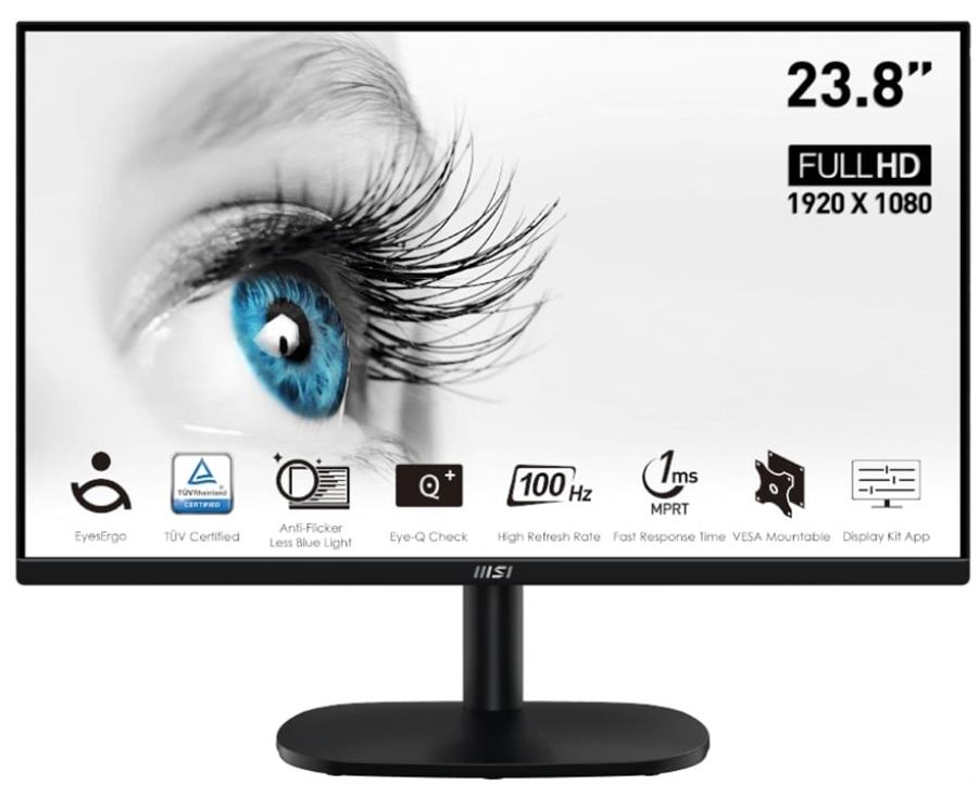 Monitor MSI 24" PRO-MP245V FHD 100Hz