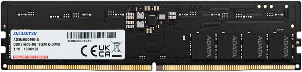 Memoria RAM DDR5 16GB 5600MHz ADATA