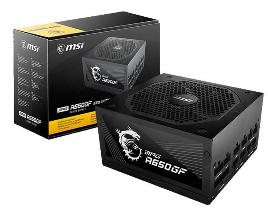 Fuente MSI MPG A650GF 650W 80+ Gold Modular